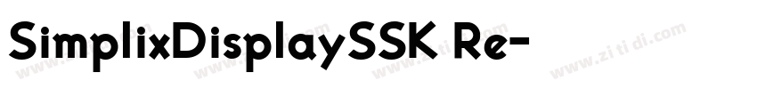 SimplixDisplaySSK Re字体转换